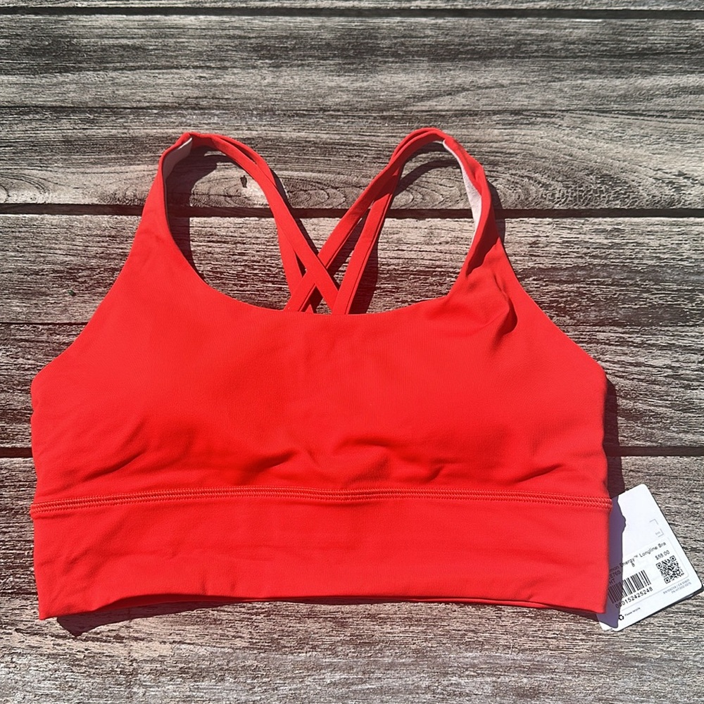 Lululemon Energy Longline Bra Medium Support, B–D Cups
Hot Heat size 8 NWT - Picture 2 of 8
